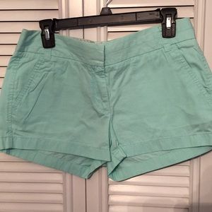 J Crew turquoise chino Shorts